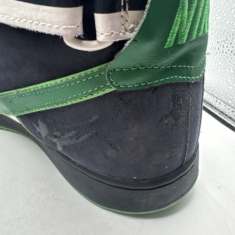 Nike Vandal‎ High Leather 309427-431 Green Black White Sneakers Sz 12 Very Rare - Picture 9 of 10